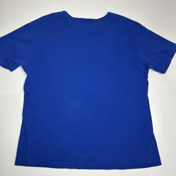 Vintage Westbound Women Blue Short Sleeve 100% Cotton Knit T-shirt Top Size L - Picture 4 of 4